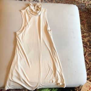 Cream free people tunic.